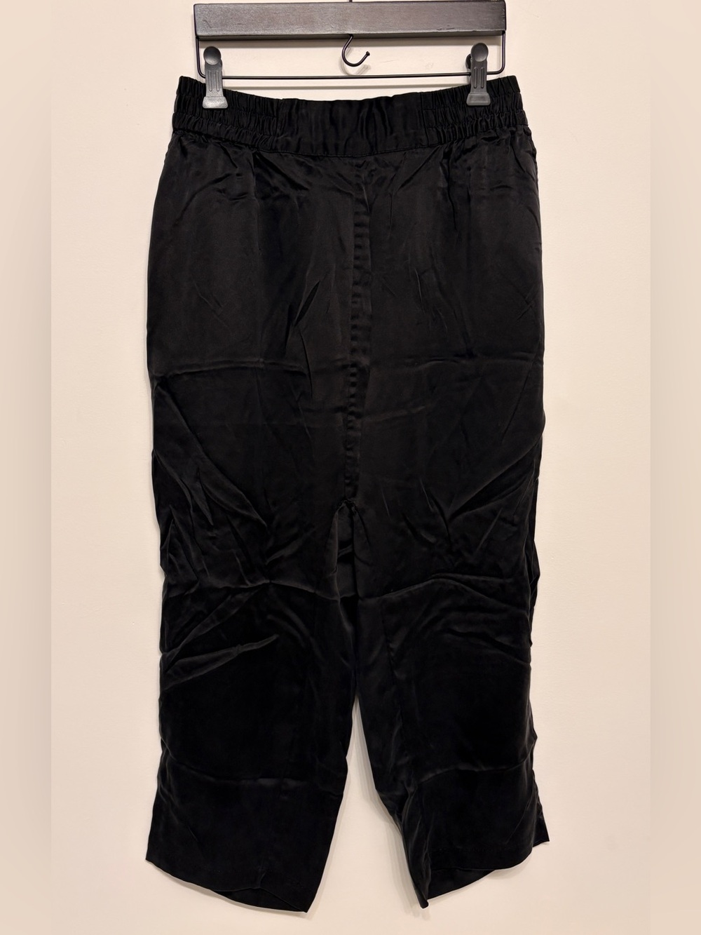 Lunya black silk pants sz small preloved (pants only)